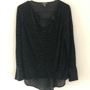 The Limited Women’s Top Blouse M Black Print